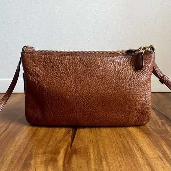 COACH Pebbled Leather Embossed Crossbody - Picture 3 of 14